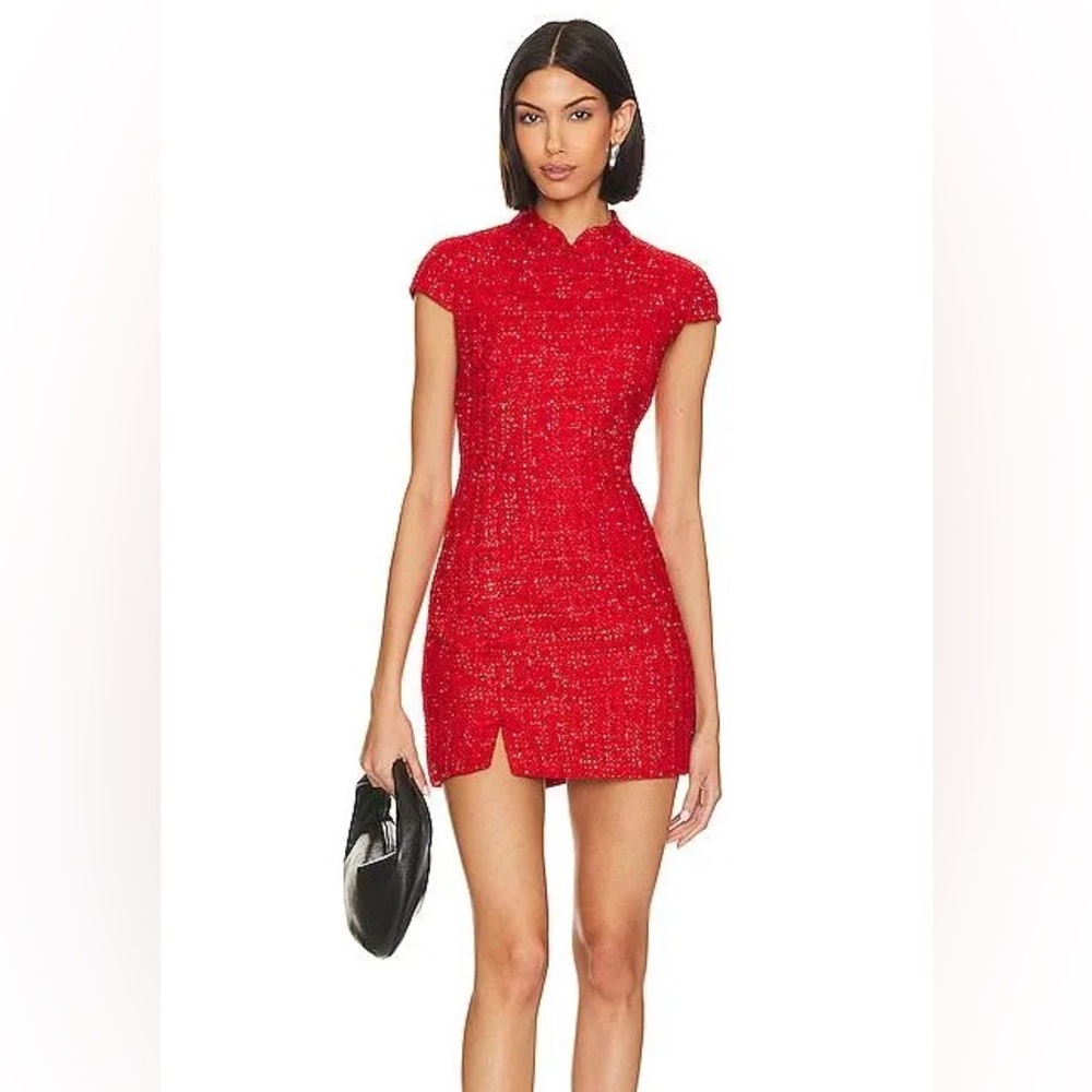 SAU LEE NATASHA TWEED MINI DRESS, new with tags, never worn, no flaws.